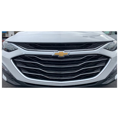 5pc Grille Insert for 2019–2022 Chevy Malibu Chrome Plated Replacement
