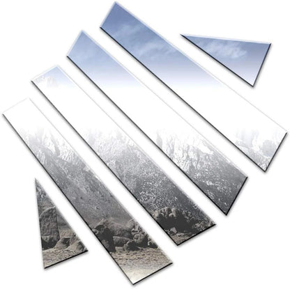 6pc. Luxury FX Chrome Pillar Post Trim for 2014-2020 Infiniti Q70 4-door