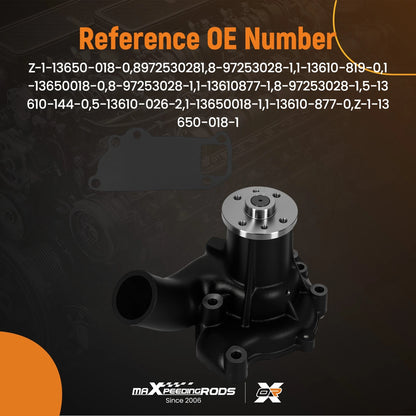 Cooling Water Pump Assembly for Hitachi ZAX160/ZAX200