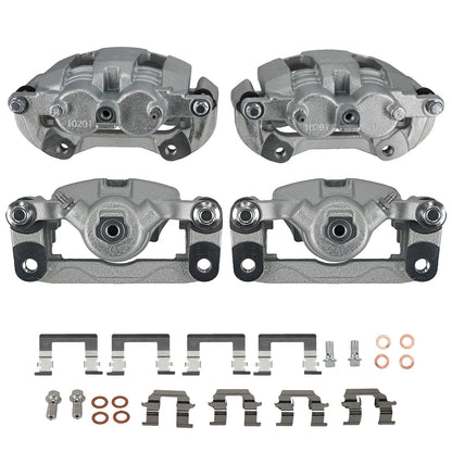 Front & Rear Disc Brake Calipers with Brackets for Chevrolet Impala (2006–2010)