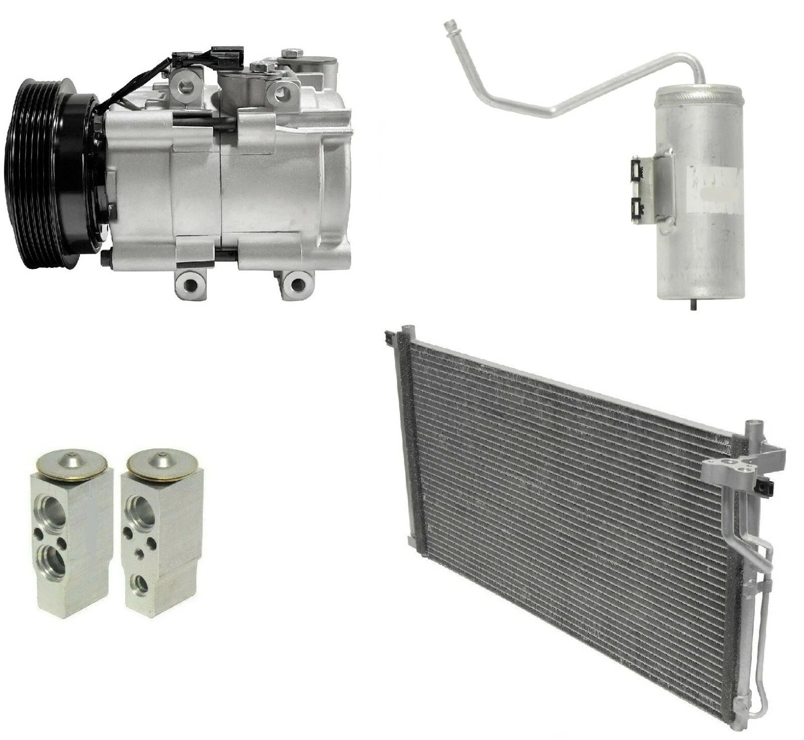 AC Compressor Kit With Condenser for Kia Magentis 2.4L (2007–2008)