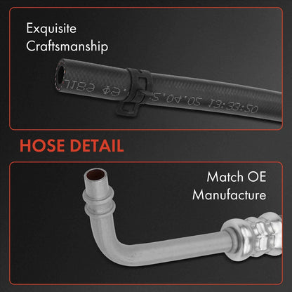 2X Power Steering Return Line Hose Assembly for GMC Envoy (2002–2009)