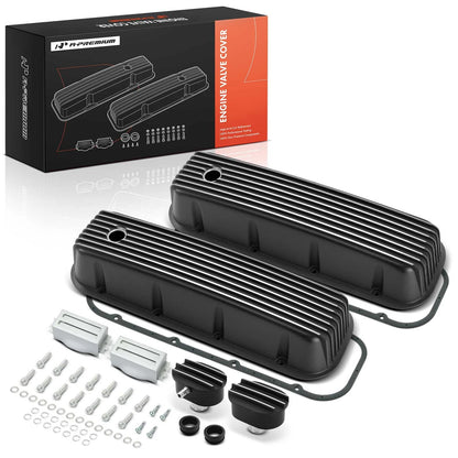 2X Engine Valve Cover with Hardware for Chevy 396 502 (1965–2000)