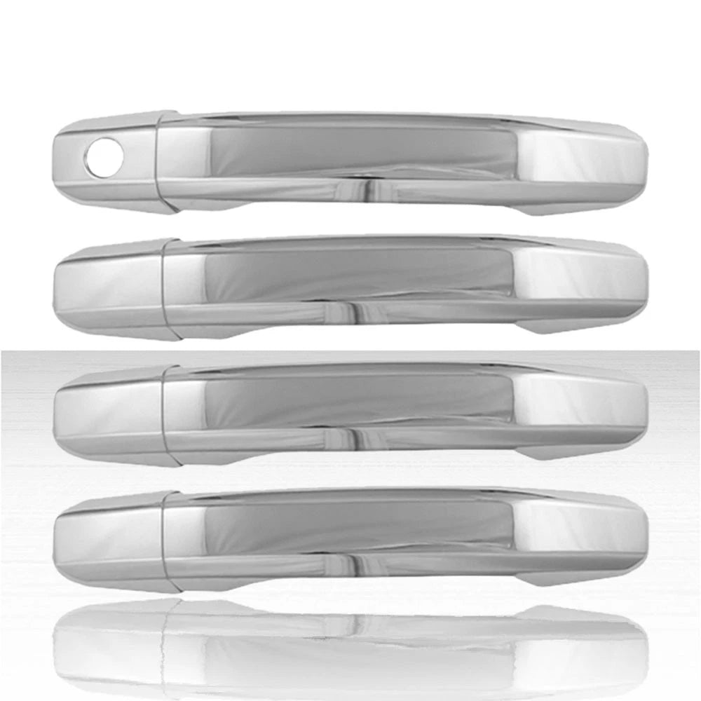 4dr Door Handle Cover Set for 2015-2020 Chevy Suburban Base Model - Chrome