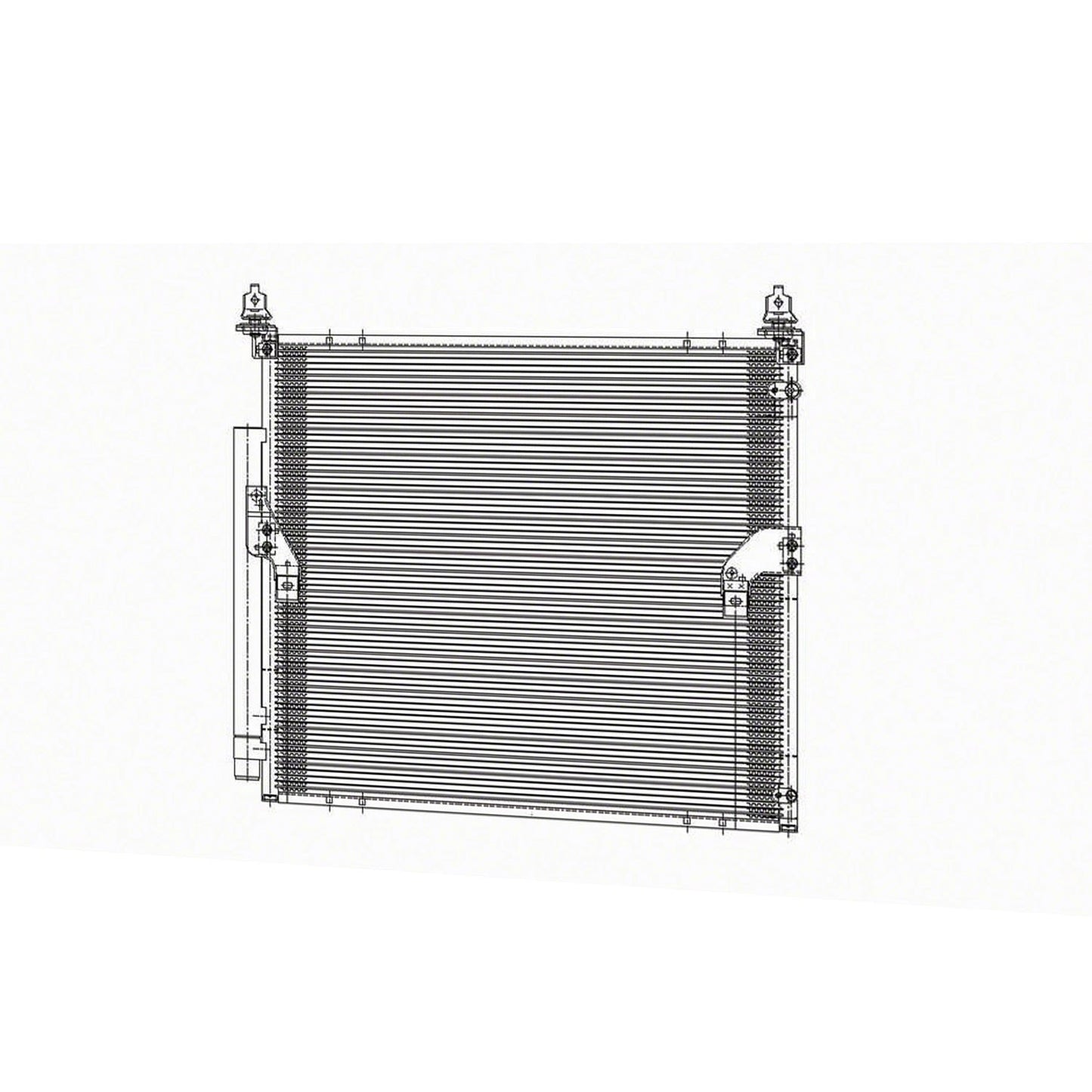 A/C Condenser Replacement w Receiver Drier for Toyota FJ Cruiser (2007–2014)
