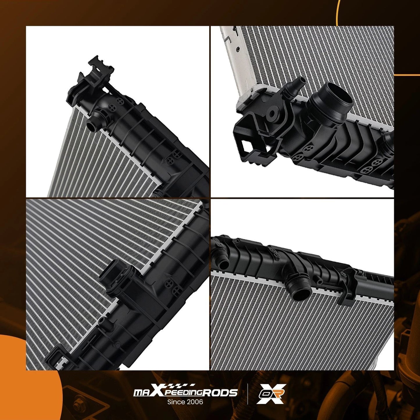 Cross Flow Radiator for BMW 530i 540i 740i G30 G12 (2017–2018)