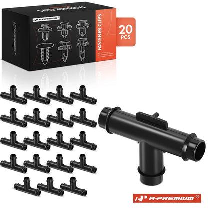 20Pcs Nylon Sunroof Cover Tee Connectors for Chevy Lumina APV (1990–1996)