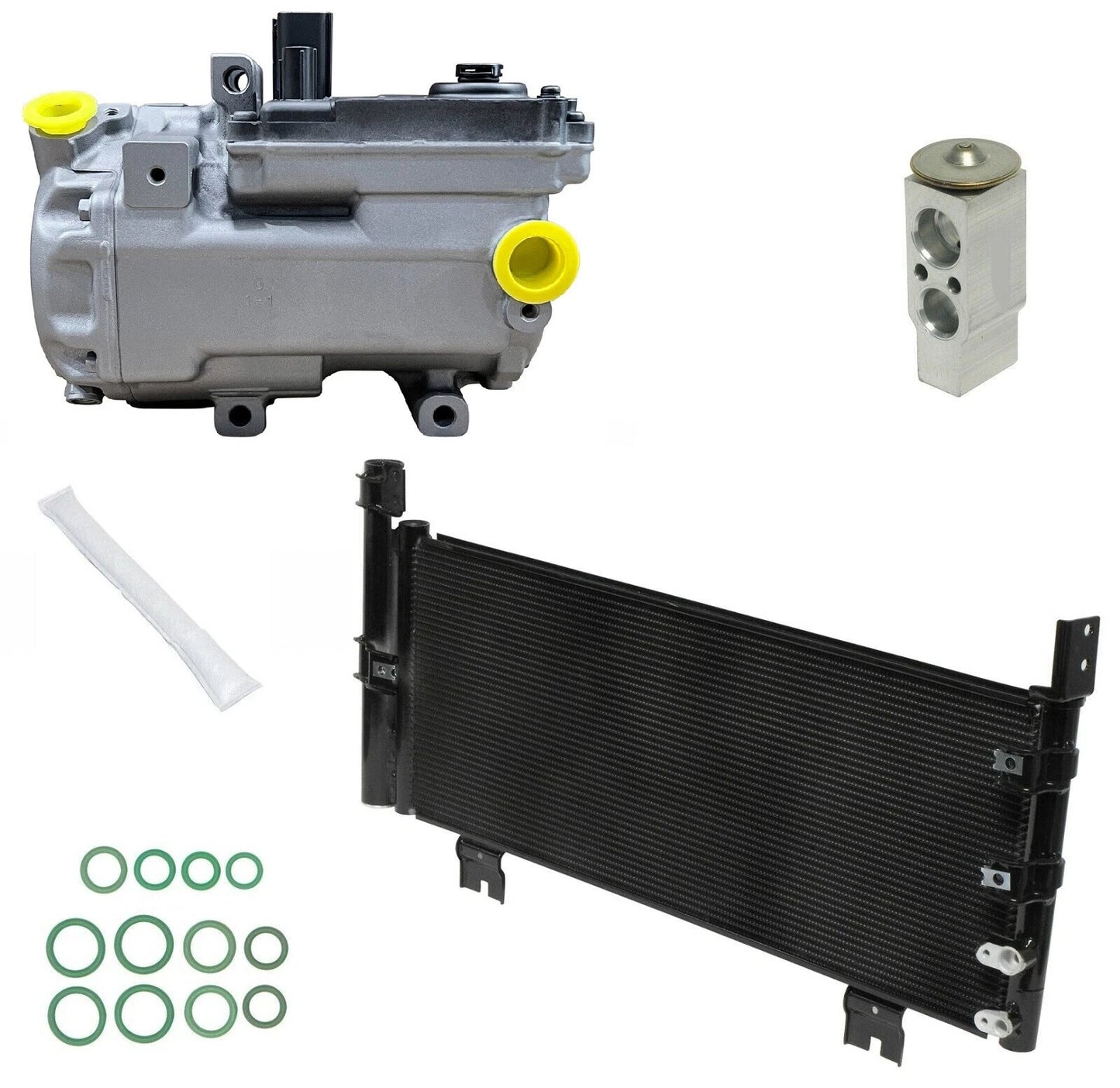 AC Compressor Kit with Condenser Replacement for Lexus GS450h (2007–2011)