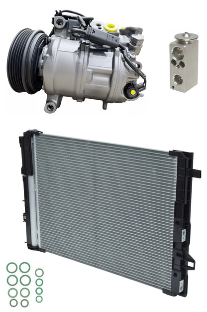 AC Compressor Kit with Condenser for Mercedes CLA250 2.0L (2015–2019)