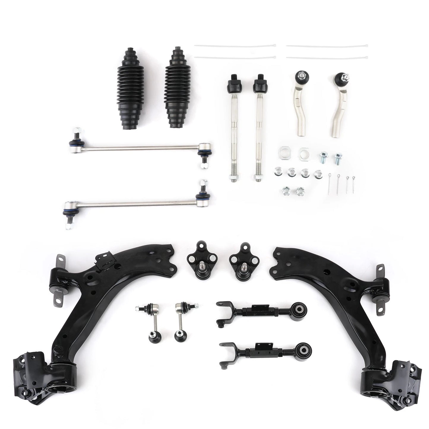 14-Piece Control Arms Tie Rods Sway Bar Link Kit for Honda CR-V (2012–2014)