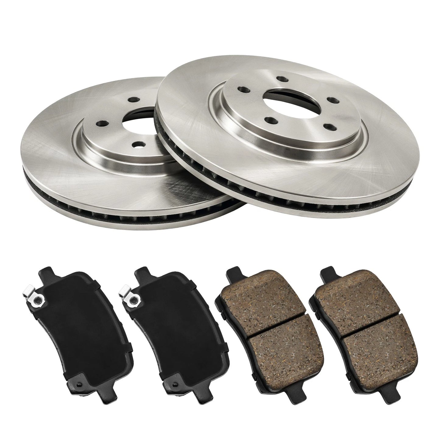 Front Vented Brake Rotor and Pads Kit for Pontiac G6 (2005–2010)