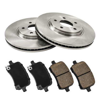 Front Vented Brake Rotor and Pads Kit for Pontiac G6 (2005–2010)