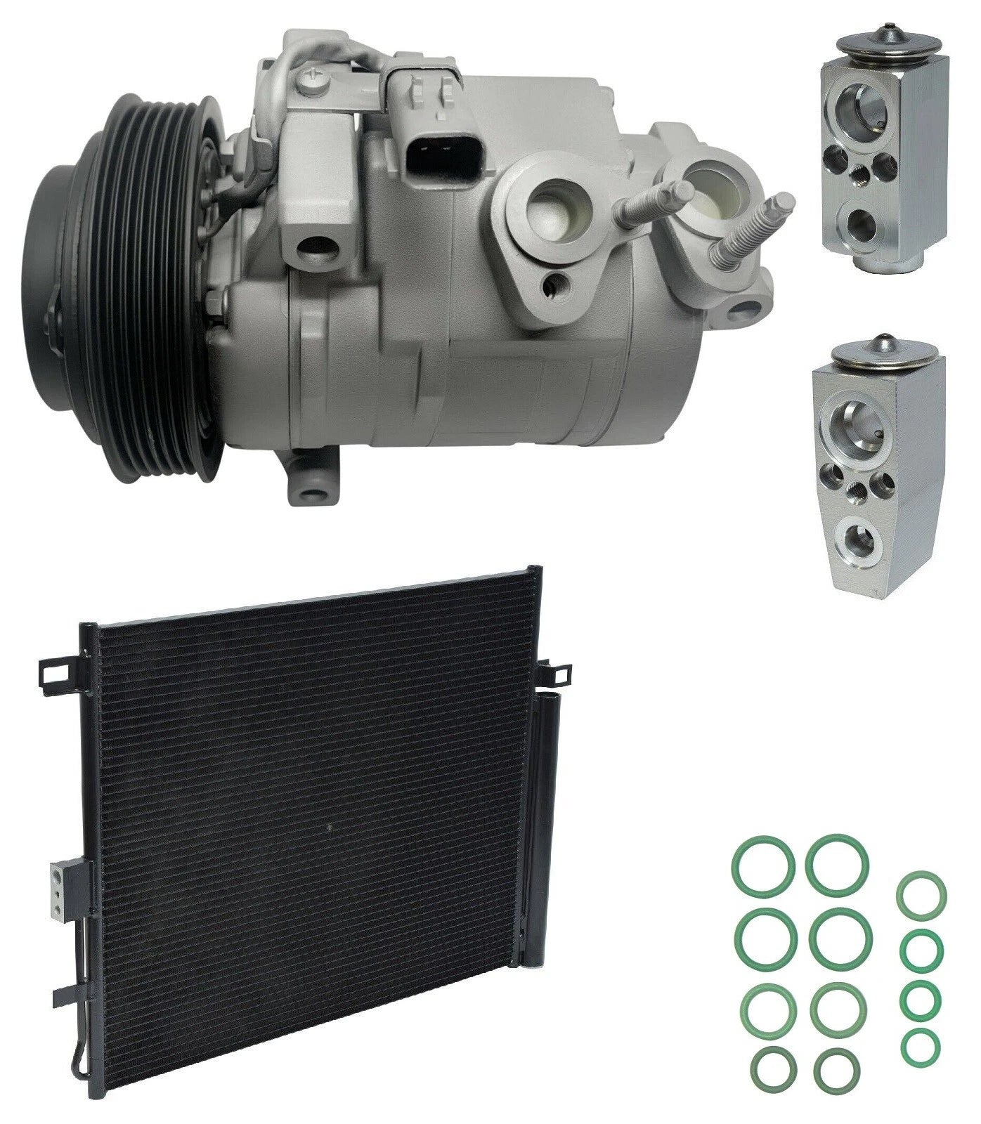 AC Compressor Kit With Condenser for Dodge Durango 5.7L (2015–2016)