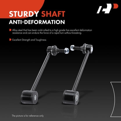 2X Rear Sway Bar Link for Jeep Wrangler (2007–2017)