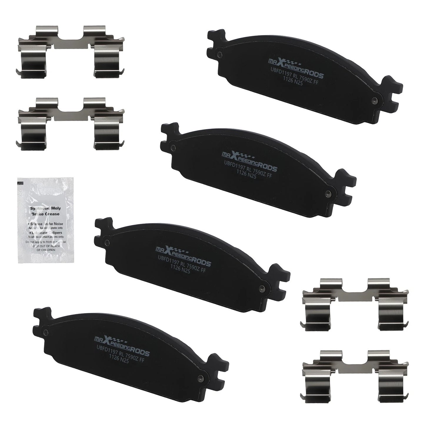 Front Ceramic Brake Pads for Ford Explorer and Flex (2011–2019)