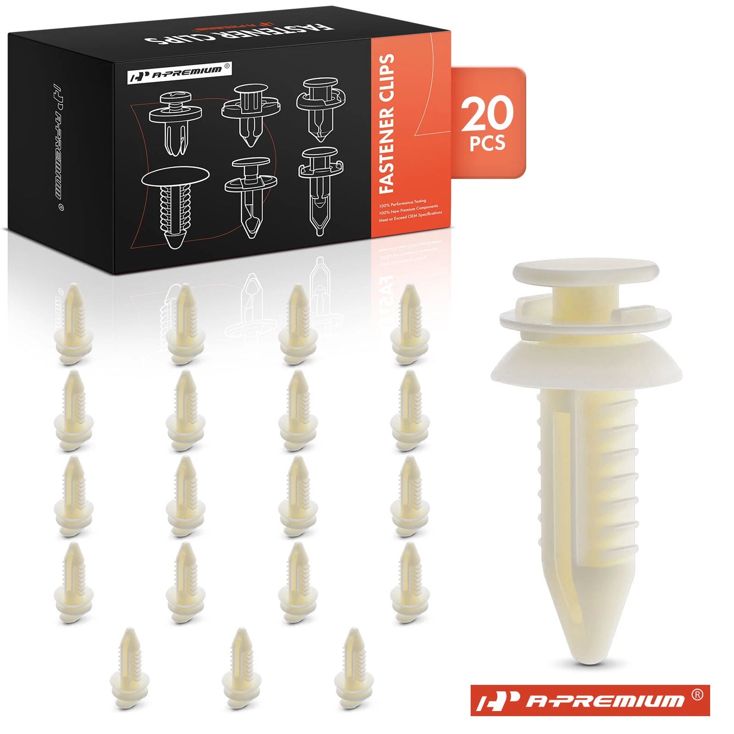 20Pcs Nylon Door Trim Panel Retainer Clips for Chevy