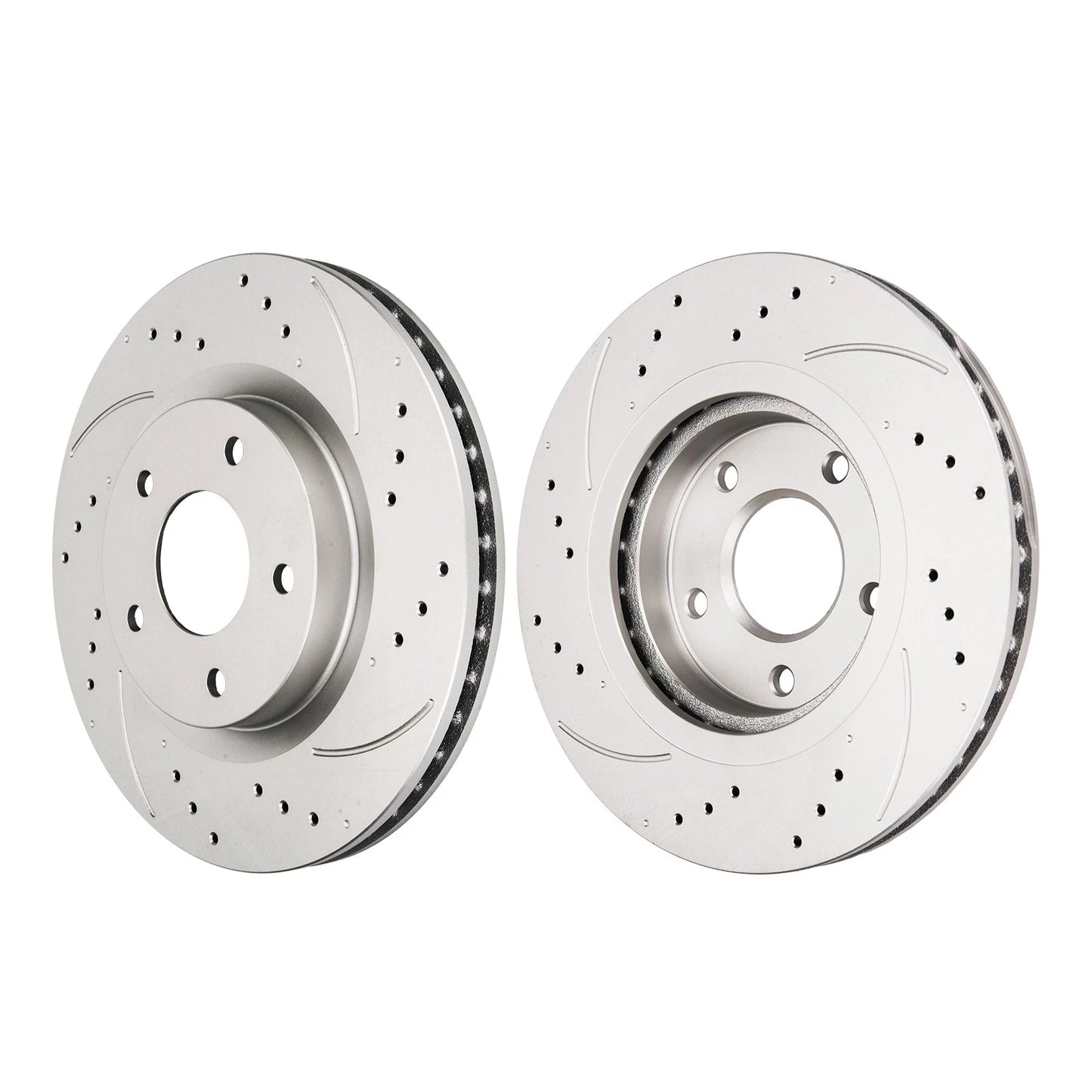Front Brake Rotors and Ceramic Pads Kit for Nissan Rogue (2014–2017)