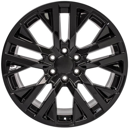 22 Inch Gloss Black Wheel Replacement for 2003-2014 Chevy Express 1500