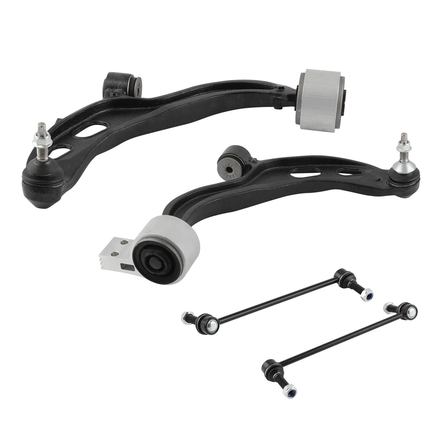 4pc Front Lower Control Arm Suspension Kit for Lincoln MKS MKT (2013–2016)