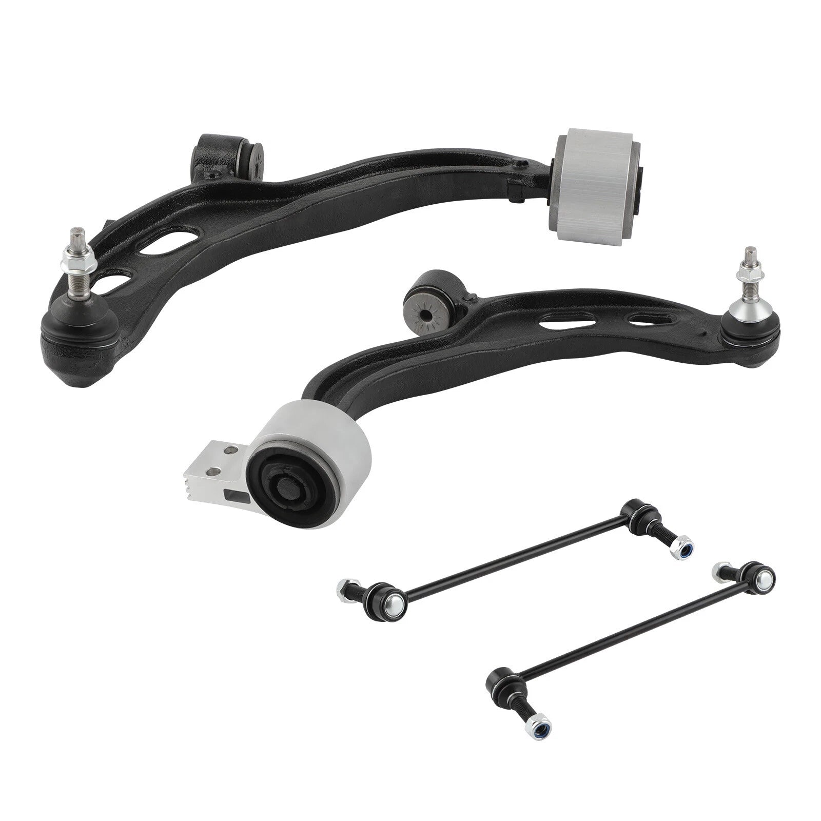 4pc Front Lower Control Arm Suspension Kit for Lincoln MKS MKT (2013–2016)