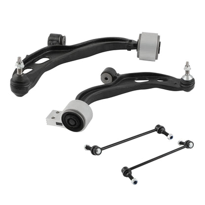 4pc Front Lower Control Arm Suspension Kit for Lincoln MKS MKT (2013–2016)