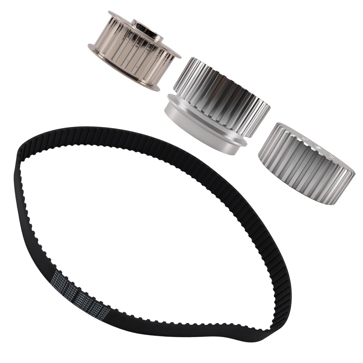 Aluminum Gilmer Belt Drive Pulley Kit for Ford 289 302 351W (1965–1979)