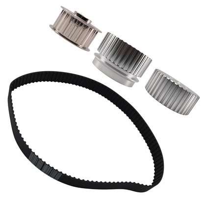 Aluminum Gilmer Belt Drive Pulley Kit for Ford 289 302 351W (1965–1979)