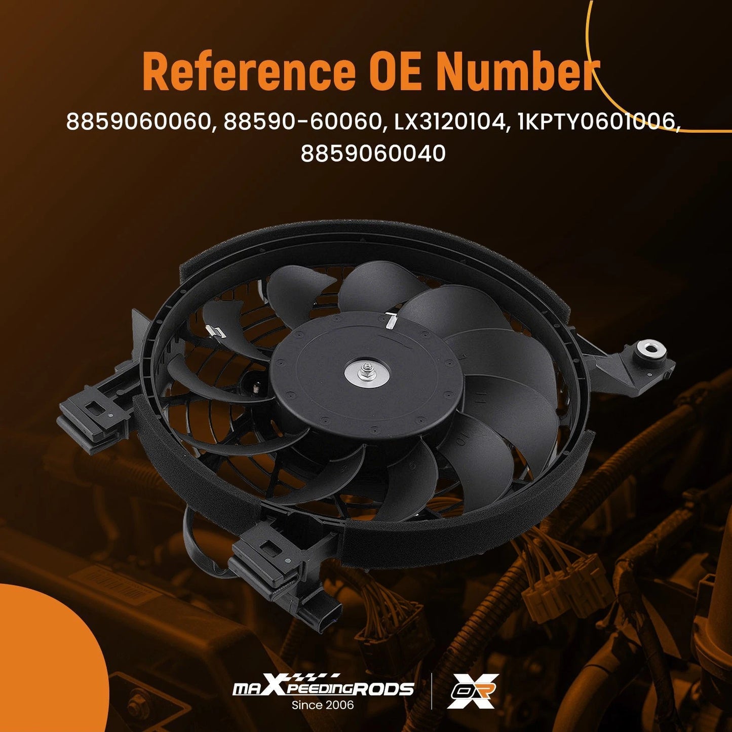 Electric Radiator Cooling Fan for Lexus GX470 (2003–2009)