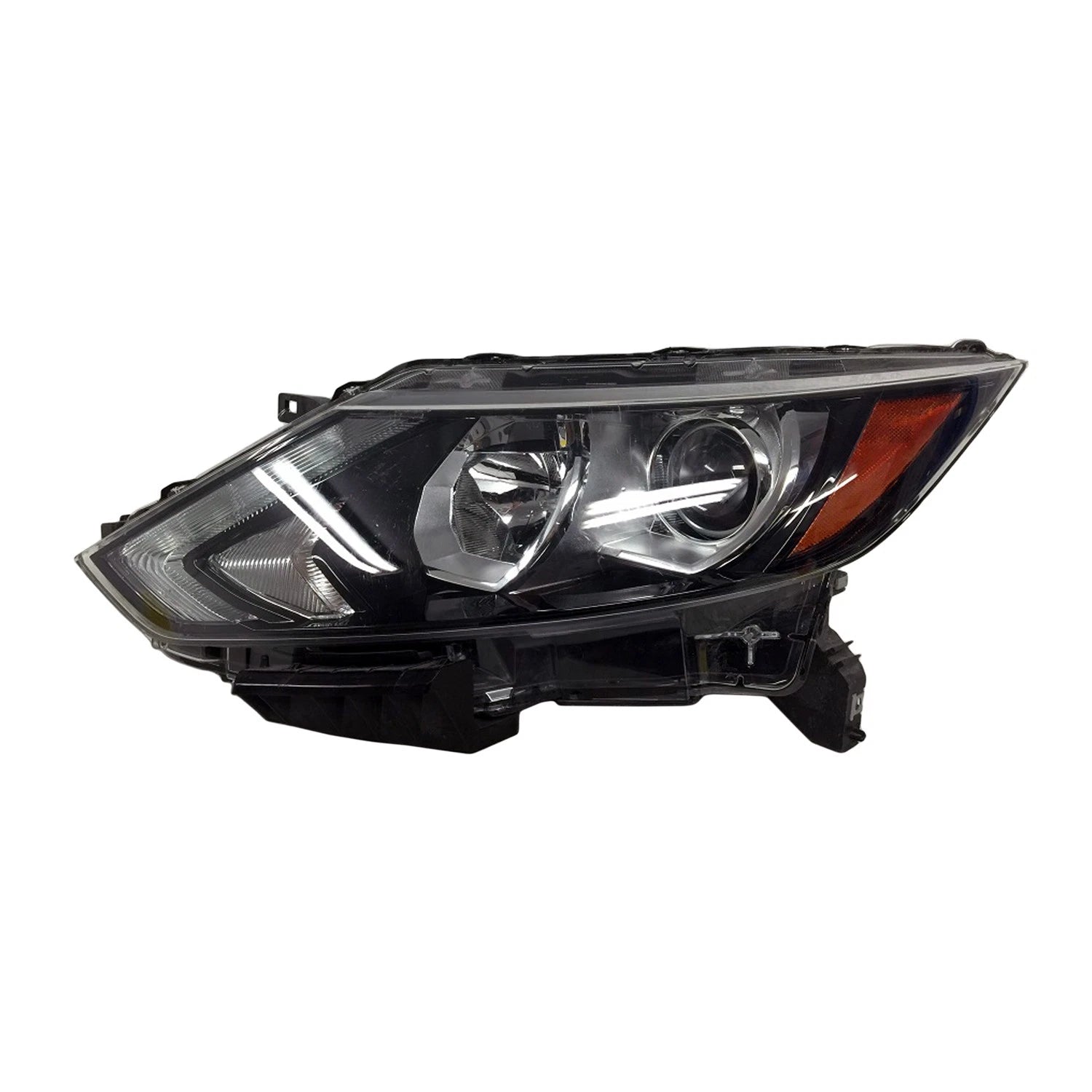 Driver Side Halogen Headlight Assembly w/o LED for 2017-2021 Nissan Rogue Sport