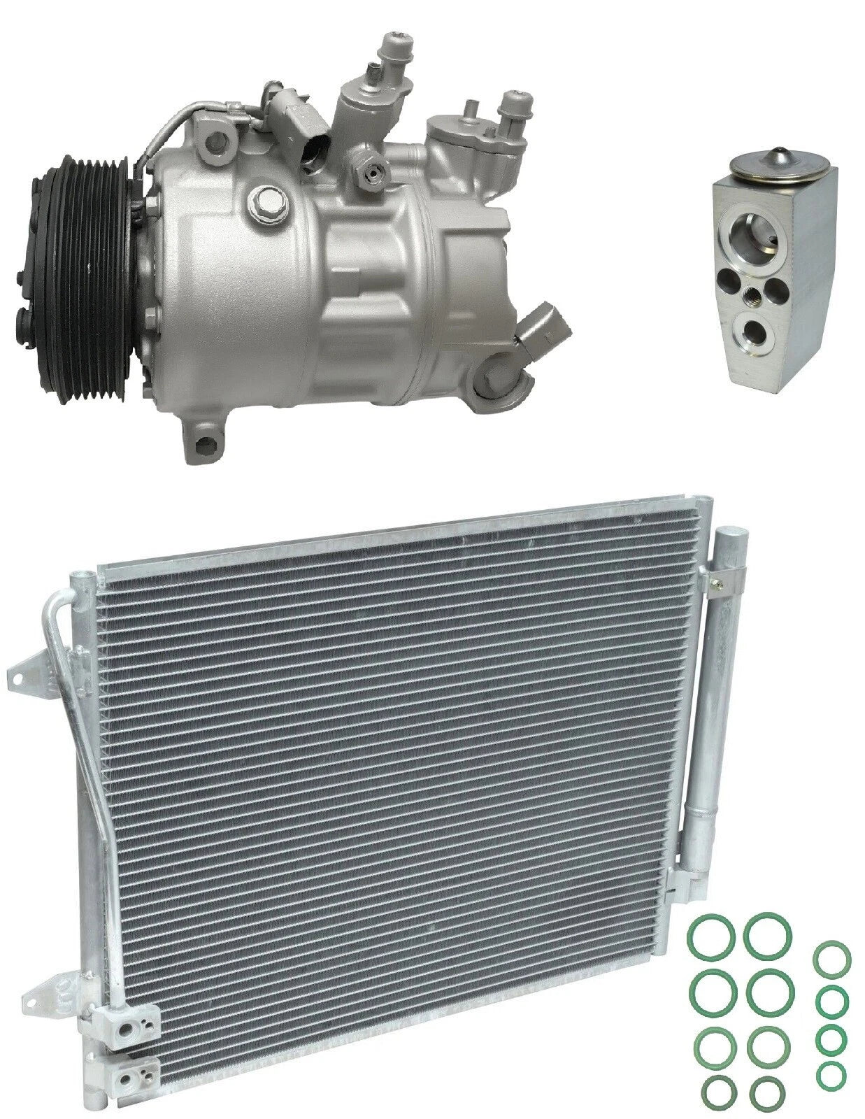 AC Compressor Kit With Condenser for Volkswagen Passat 3.6L (2016–2016)