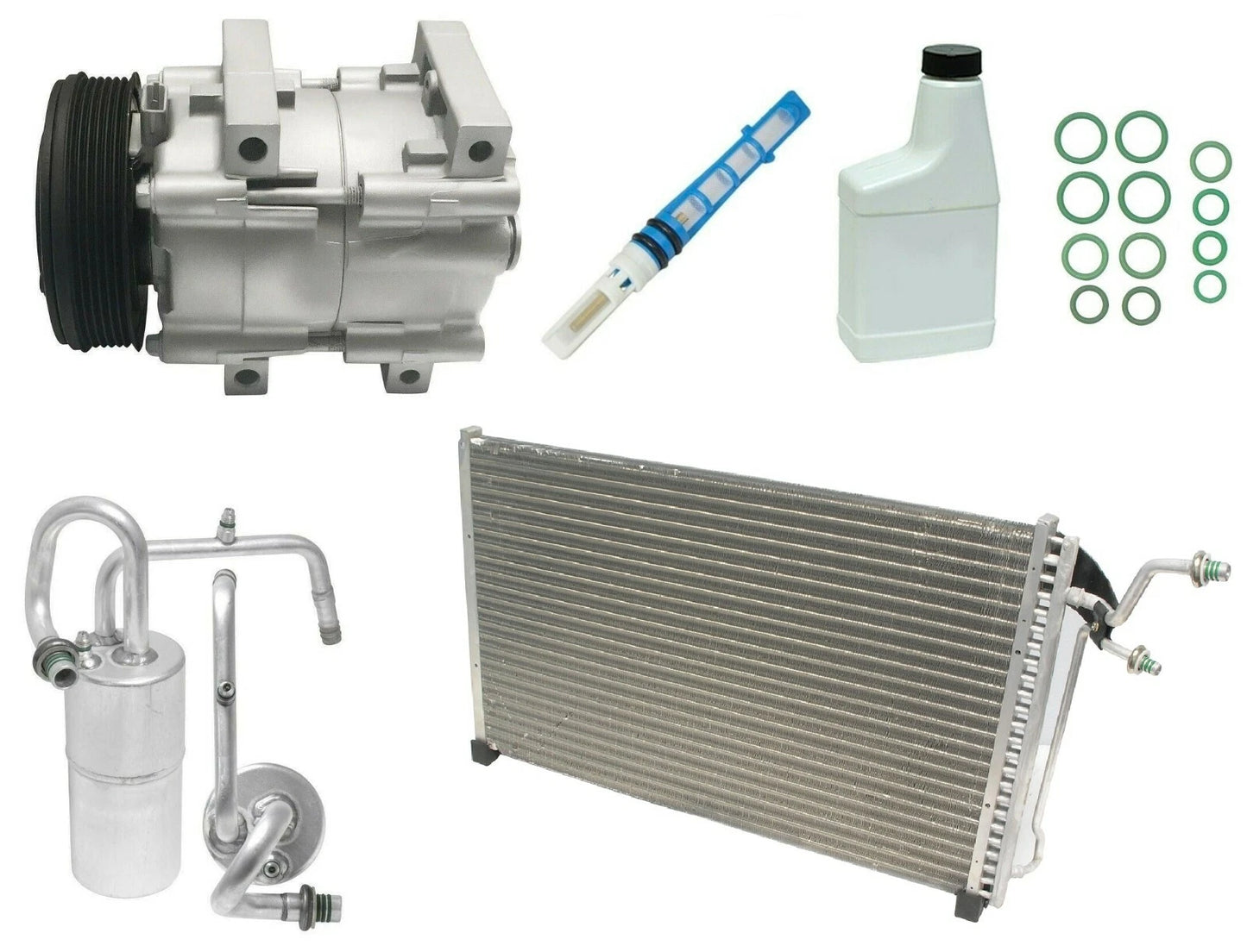 AC Compressor Kit with Condenser for Honda Civic (2016–2021)