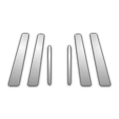 6Pc Chrome Pillar Post Covers for 97-03 Lexus Rx 300 - Upgrade Your Auto P3965