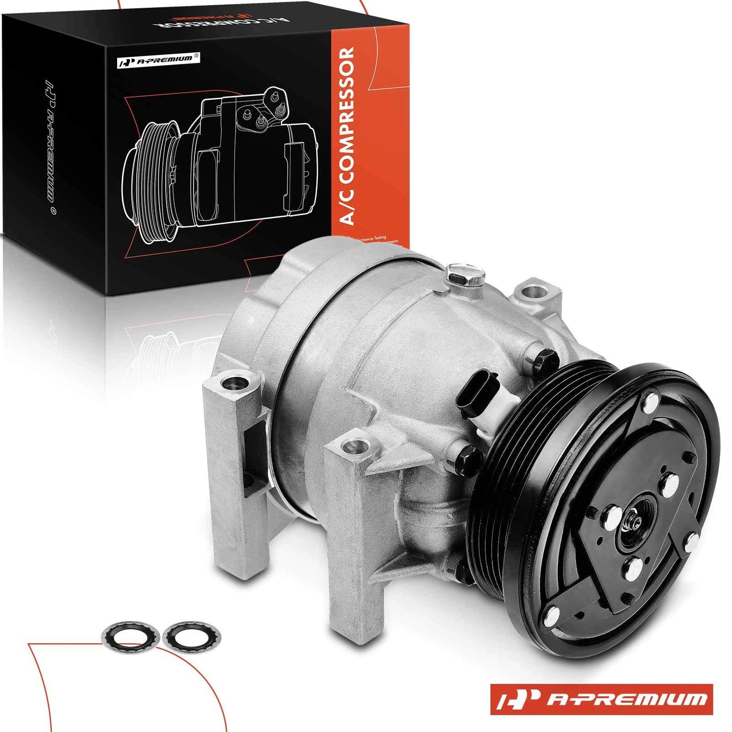 A/C Compressor with Clutch for Chevrolet Beretta Buick Skylark Pontiac (1987–1996)