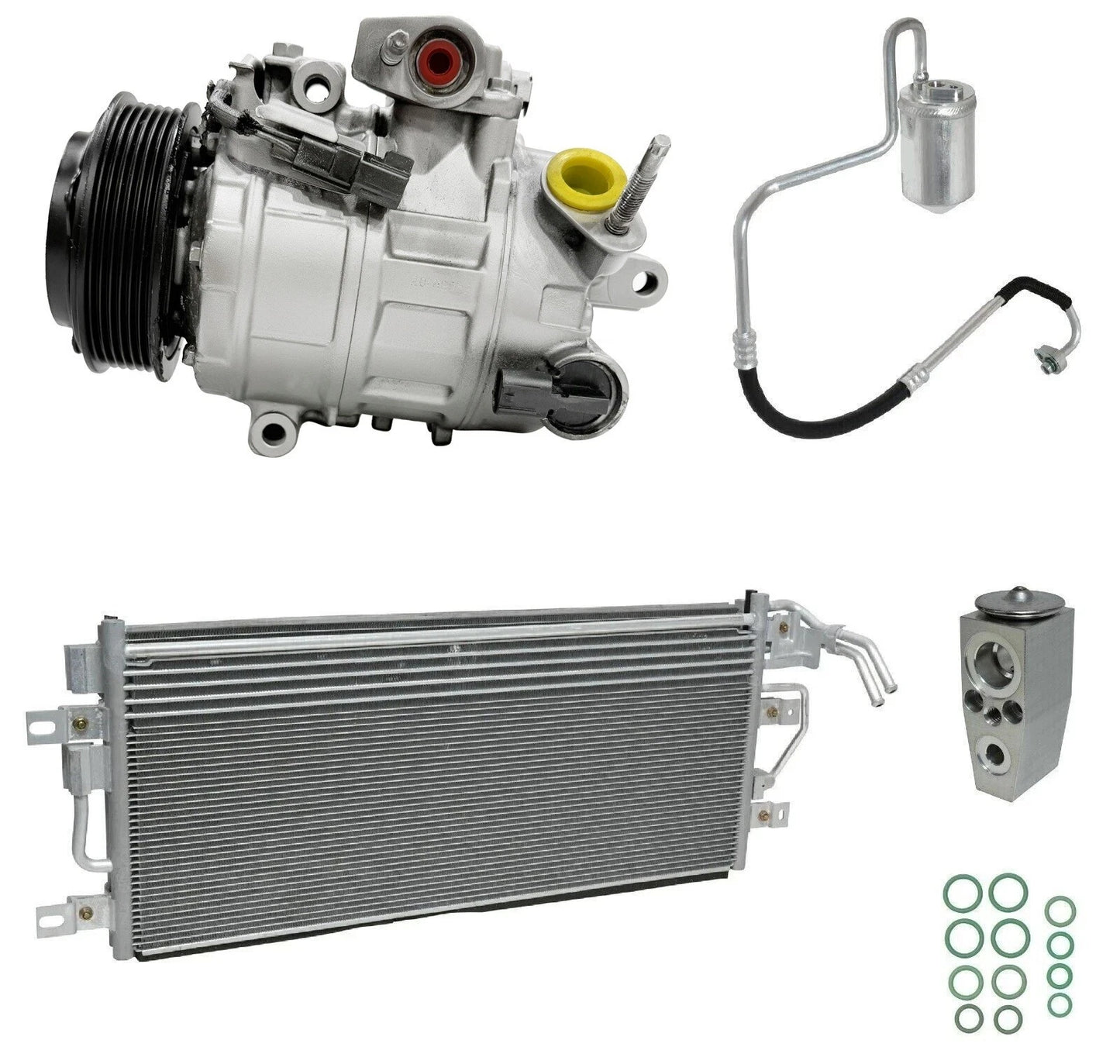 AC Compressor Kit With Condenser Replacement for Interceptor Utility (2018–2018)