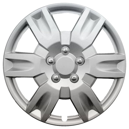16 Inch Silver Wheel Cover Hubcaps Push On for Nissan Altima (2007–2018)