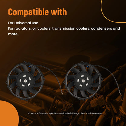 7" Electric Cooling Fan for Universal Radiator Oil Cooler (2018–2024)