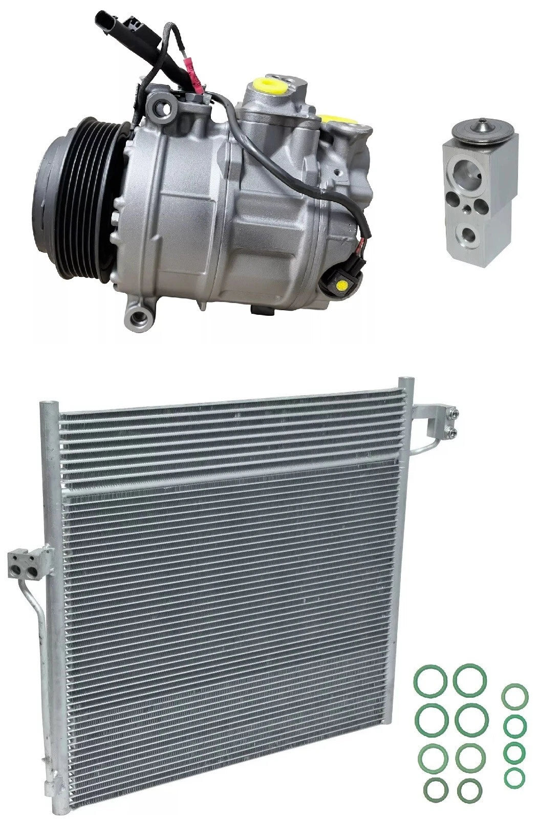 A/C Compressor Kit with Condenser Replacement for Mercedes S550 (2017–2017)