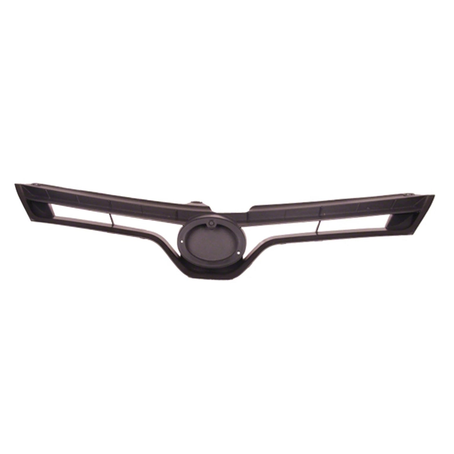 Front Upper Grille Replacement Textured Plastic with Emblem Hole for Ford