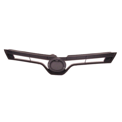 Front Upper Grille Replacement Textured Plastic with Emblem Hole for Ford