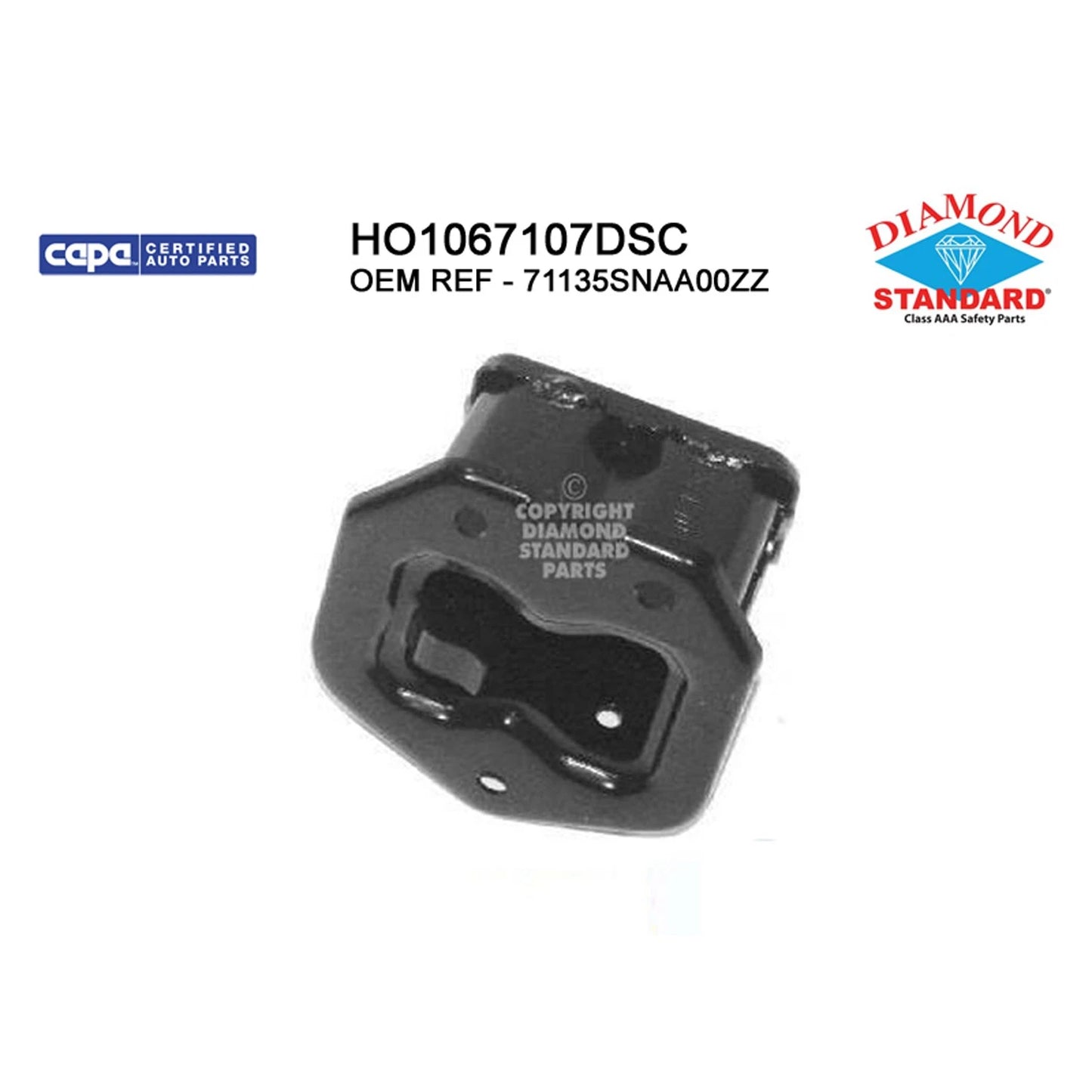 Replacement Steel Front Passenger Side Bumper Impact Bar Bracket