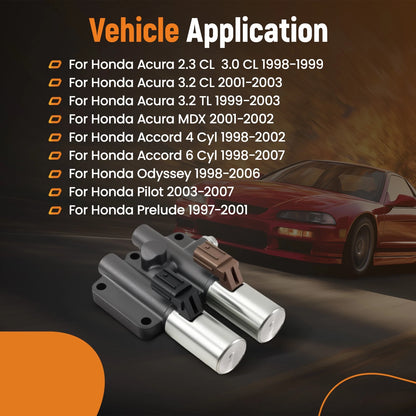 Dual Linear Solenoid for Acura TL (1999–2003) for Honda Pilot (2003–2007)