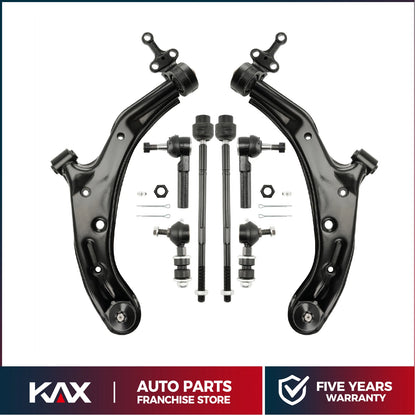Front Lower Control Arms, Tie Rods & Sway Bars for 2002–2006 Nissan Sentra