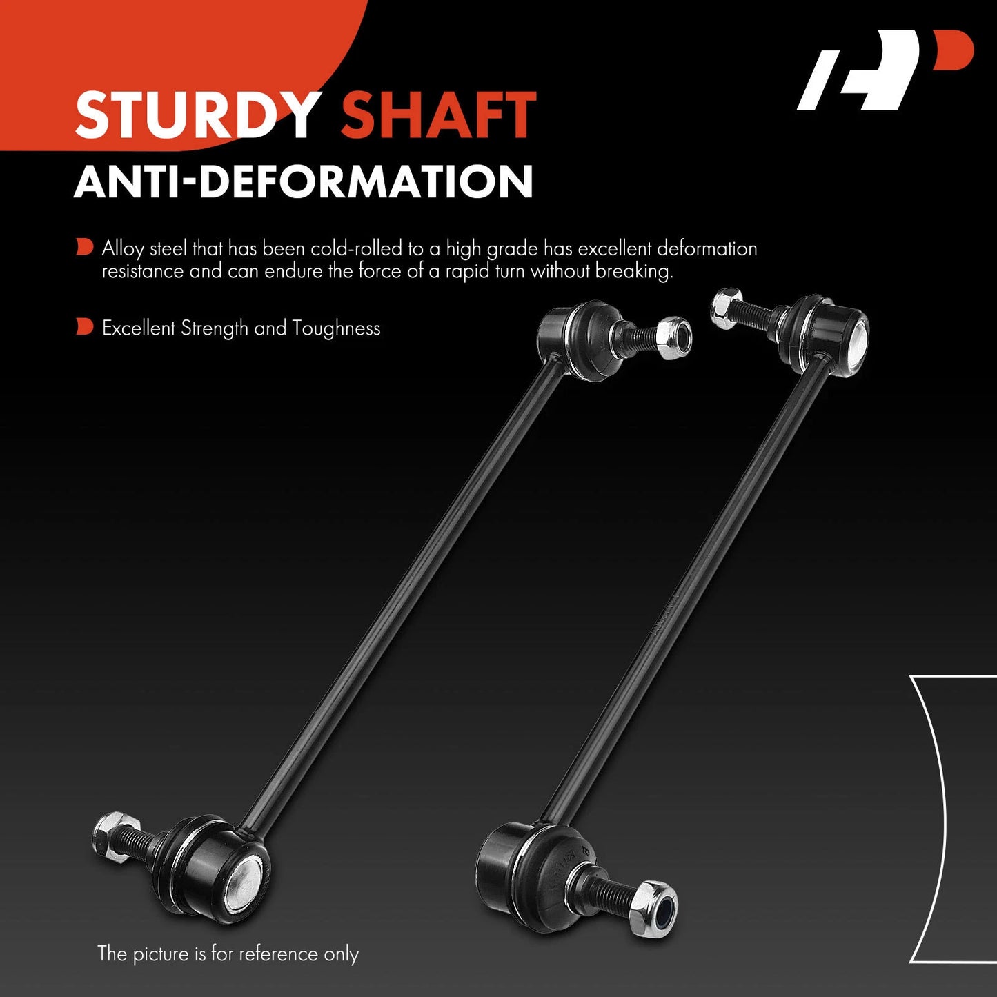 2X Front Sway Bar Link for Chevy Optra (2004–2007) Kia Spectra (2004–2009)