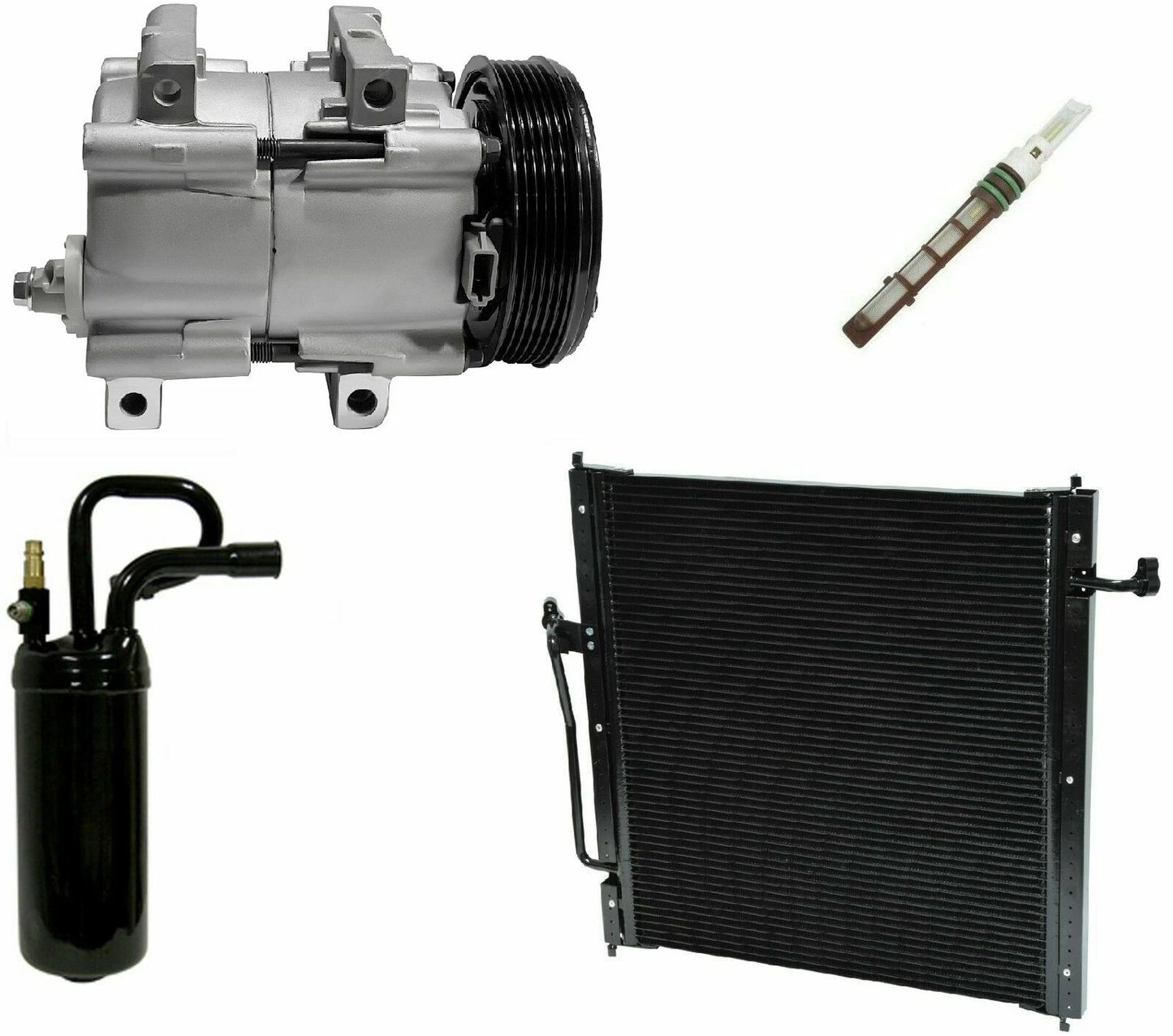 AC Compressor Kit With Condenser for Mazda B3000 3.0L (1998–2001)