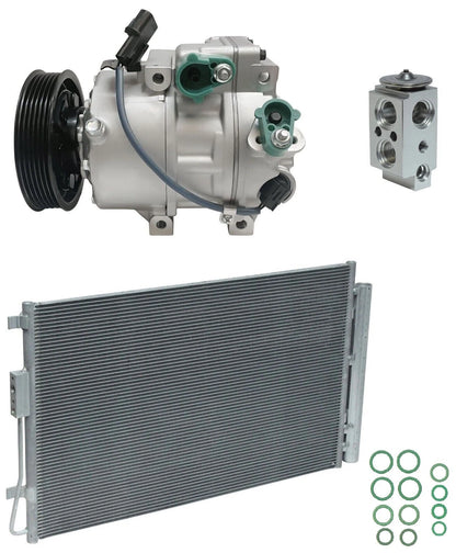 AC Compressor Kit With Condenser for Hyundai Santa Fe XL 3.3L (2019–2019)