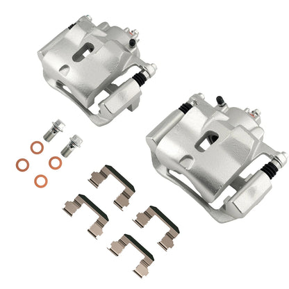 Front Disc Brake Caliper Set with Bracket for Honda Pilot 3.5L (2003–2008)