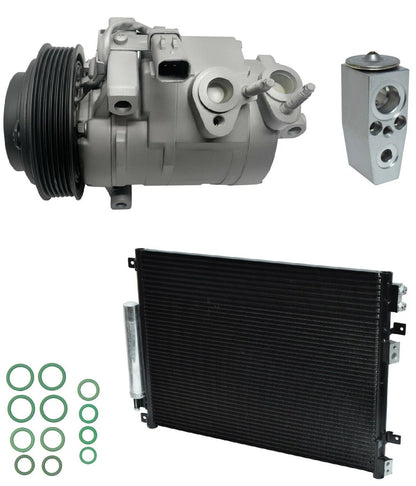 AC Compressor Kit With Condenser Replacement for Dodge Challenger (2014–2014)