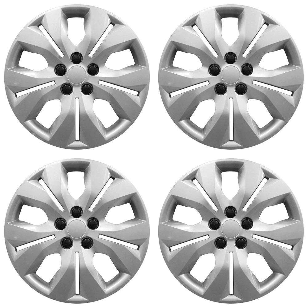 4 New 16" Bolt On Hub Caps Full Rim Skins Wheel Covers for 2010-2016 Chevy Cruze