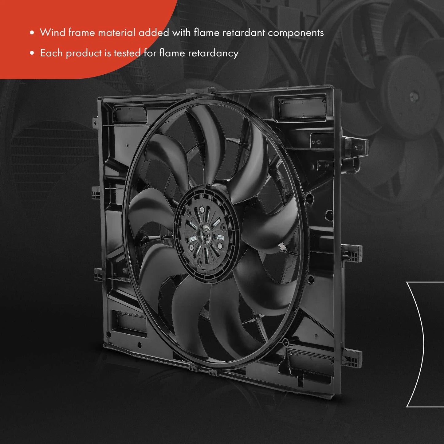 Cooling Fan Assembly with Brushless Motor for Buick Envision (2021–2025)