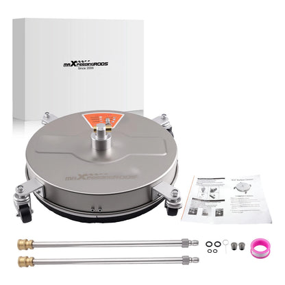 16.5in Pressure Washer Surface Cleaner Kit for 4200 PSI (4 Wheels, Rods)